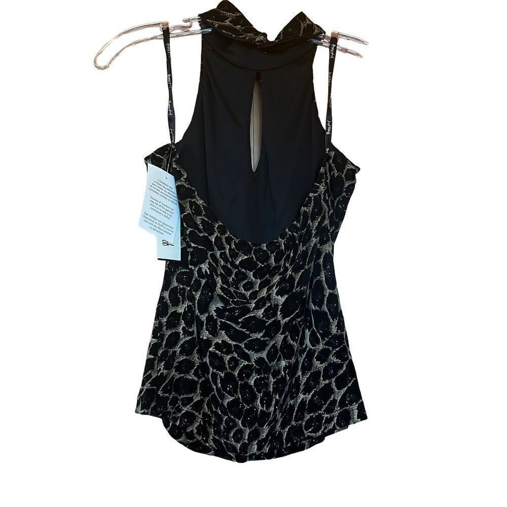 Joseph Ribkoff Two Piece Dressy Glittery Leopard Print Skirt and Top Size 14 - Picture 3 of 16
